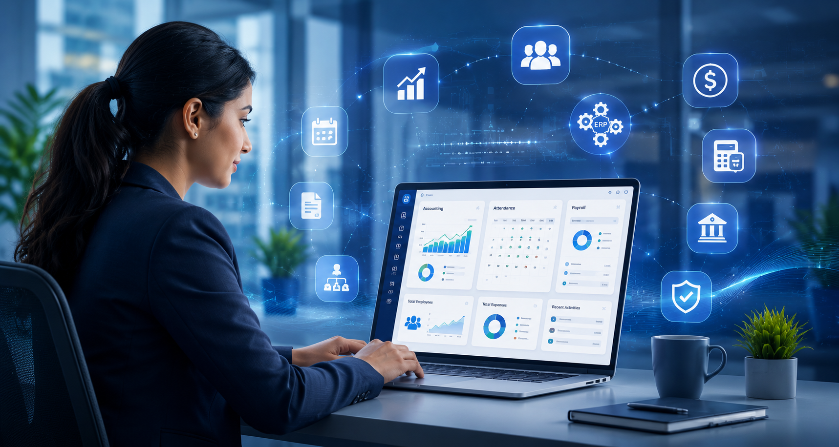 Smart Business Management System (Web Based Software) Powerful ERP For Modern Companies - Radhey Info Tech LLC